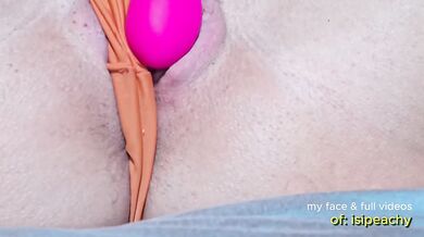 Sensual solo climax teased with loud moans and intense pleasure