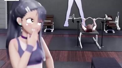 Alumna Caliente gets ravaged by her 3D gym instructor