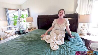 Stepmom begs stepson to cum deep in her fertile pussy