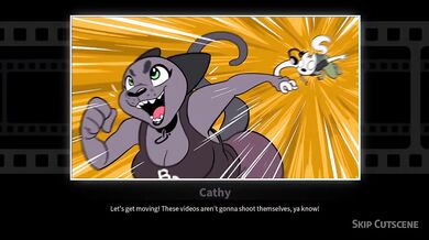 Cathy Vol 1 ruined by rhythm game cumslut