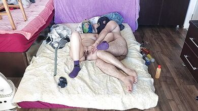Asian oil massage of a real Japanese couple teased to orgasm