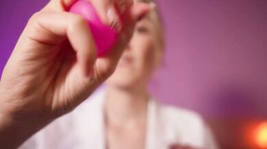 Blonde dentist ASMR roleplay gets her mouth stuffed hard during checkup