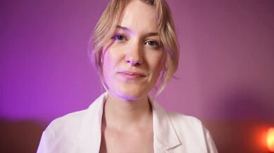 Blonde dentist ASMR roleplay gets her mouth stuffed hard during checkup