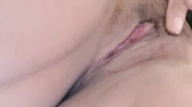 Girl masturbates at work with juicy vagina