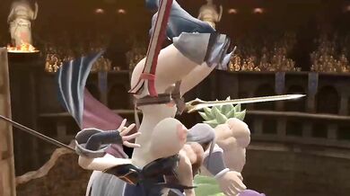 Lucina Gets Caught in Smash Bros Cartoon Uncensored