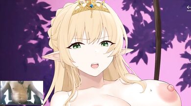 Hardcore BDSM elf queen gets destroyed rough creampie