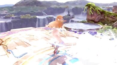 zelda ova 2 destroyed by super smash bros cartoon cum