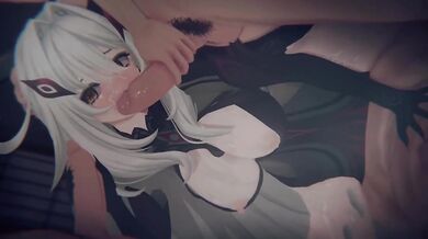 Genshin Impact Ronova Primordial Deity's Fall thick milf DP cum splash 4K hentai