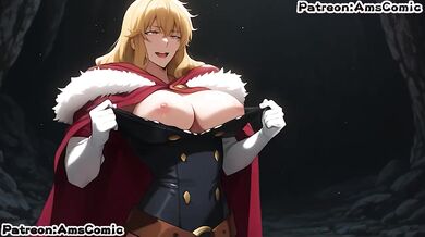 Solo Leveling Gina's big tits blowjob cumshot rough sex hentai