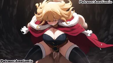 Solo Leveling Gina's big tits blowjob cumshot rough sex hentai
