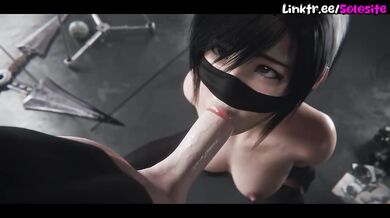 Yuffie gets fucked raw in her full mask cartoon porn