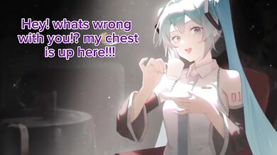 You can’t resist Hatsune Miku’s feet you filthy slut feet censored joi
