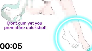 You can’t resist Hatsune Miku’s feet you filthy slut feet censored joi