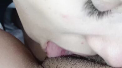 Brunette gets pussy eating and cum in mouth deep in the woods dirty talk