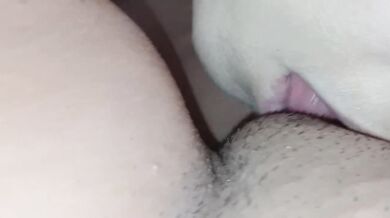 Brunette gets pussy eating and cum in mouth deep in the woods dirty talk