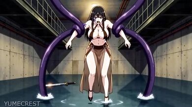 Relentless Hentai Fucking Leaves Armor Soaked And Messy Creampie