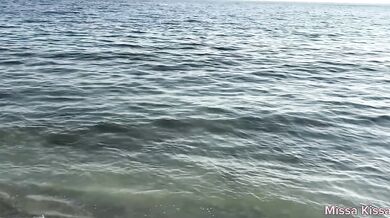 Blonde Petite Gets Railed On SUP board public doggy cum on beach