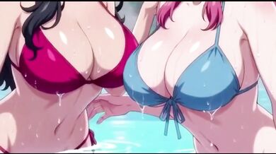 Lesbian Bath Babes Fucking Hard In Hot Tub
