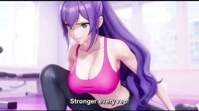 Yoga teacher destroyed hot girl behind in yoga class hentai porn