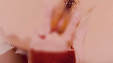 Aroused by aphrodisiac finger fucked until climax raw Japanese peach pie