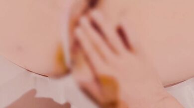Aroused by aphrodisiac finger fucked until climax raw Japanese peach pie