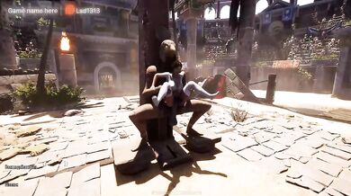 Lara’s fate changed forever by ancient relic deep throat threesome puppy style outdoor horror