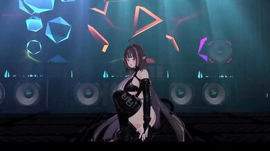 Hentai Elf Vtuber Strips Naked While Dancing MMD R18