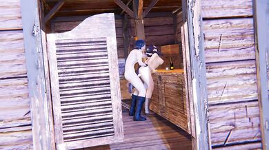 Catgirl fucked raw in western tavern hentai 3D anime porn video