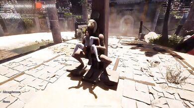 Ancient Relic Curses Lara Mind Break Huge Futanari Horror Free Choked