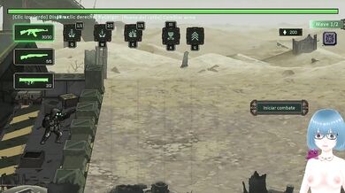VTuber hentai gameplay destroys enemy defenses massive tits squish