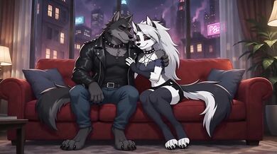 Loona x Vortex club dance date ruined by multiple messy creampies