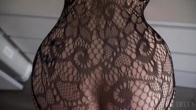 New lingerie ready for rough doggy fucking cum tease