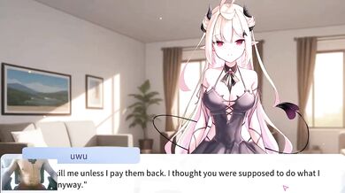 My cute demon girl gets destroyed at work me no good boy