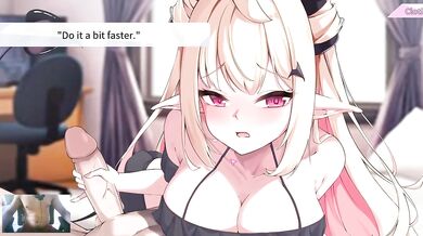 Goth demon girl destroys me with tight creampie masturbation sissy worship