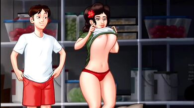 Step Mom Exposed my Secret Big Boobs Ass Game Show
