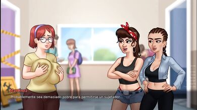 Summertime Saga remake 3 ruined by plump latina with gagging anal and massive tits