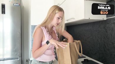 Step mom rides huge cock while dirty talk destroys her ripe ass