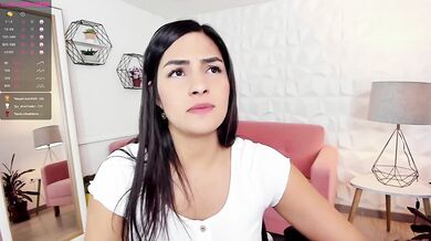 Busty latina BBW solo gushes thick cock squirts deep orgasms