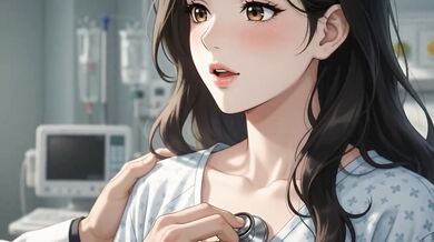 Doctor fucks patient in hospital loud moaning creampie hentai