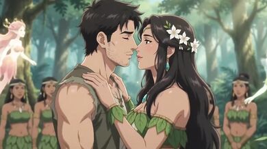 Jungle girls gangbanged hot man raw rough hentai fuck