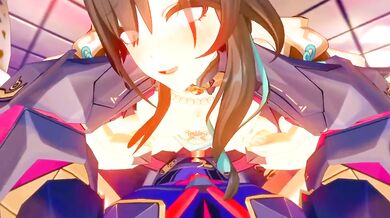 Ruan Mei caught masturbating by subordinate then destroyed hard in Honkai Star Rail hentai