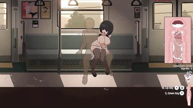Wet pussy rides pixel cock on train public blowjob anime orgy