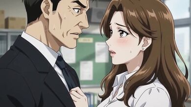 Principal's slutty teacher promotion office fuck