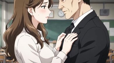 Principal's slutty teacher promotion office fuck
