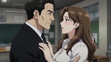 Principal's slutty teacher promotion office fuck