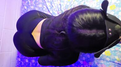 POV: Latina novia blows me while forced prone bone ass job