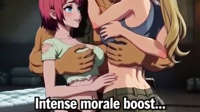 Lost in jungle hard fuck lost in jungle threesome loud moaning