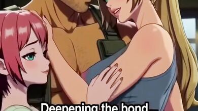 Lost in jungle hard fuck lost in jungle threesome loud moaning