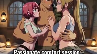 Lost in jungle hard fuck lost in jungle threesome loud moaning