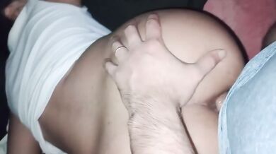 Anal stretching the milf's ass until it's ruined